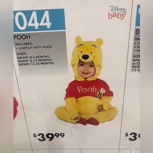 Disney Baby Winnie the Pooh costume 12-24mo